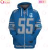 Limited Edition David Montgomery Detroit Lions Hoodie Jersey Limited Edition David Montgomery Detroit Lions Hoodie Jersey