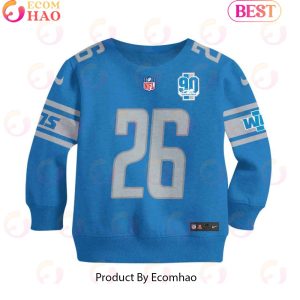 Limited Edition Jahmyr Gibbs Detroit Lions Hoodie Jersey Kids