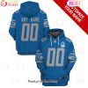 Personalized name and Number  Detroit Lions Hoodie Jersey