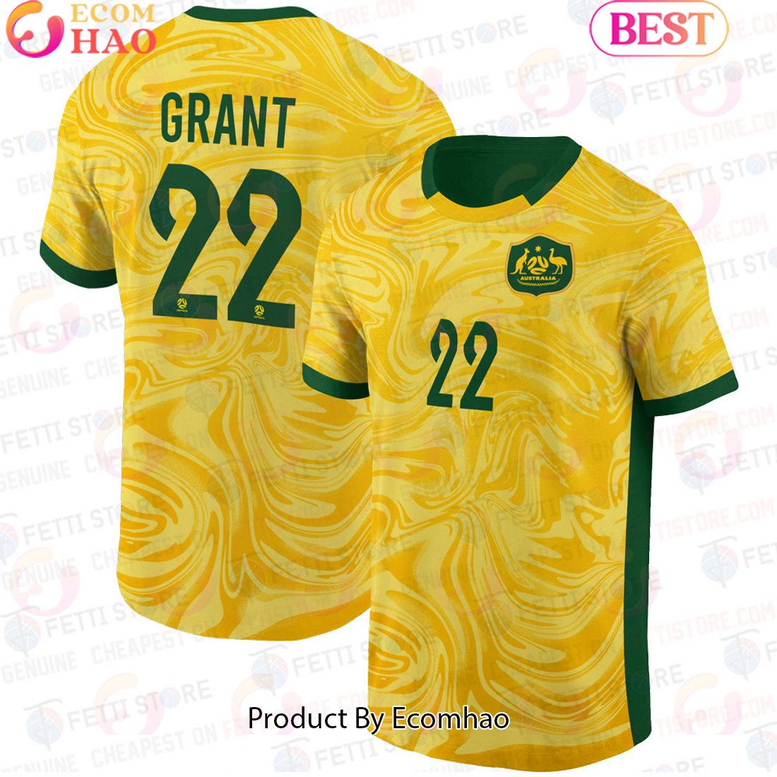 Caitlin Foord Matildas Australia Women’s World Cup 3D T-Shirt