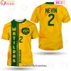 Cortnee Vine Australia Women’s National Football Team 3D T-Shirt