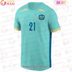 Ellie Carpenter Australia Women’s World Cup Baby Blue 3D T-Shirt