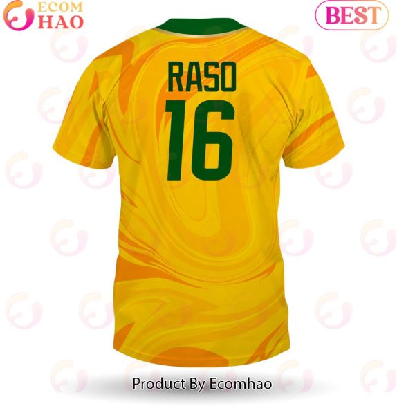 Hayley Raso 16 Australia Matildas Football Team 3D T-Shirt