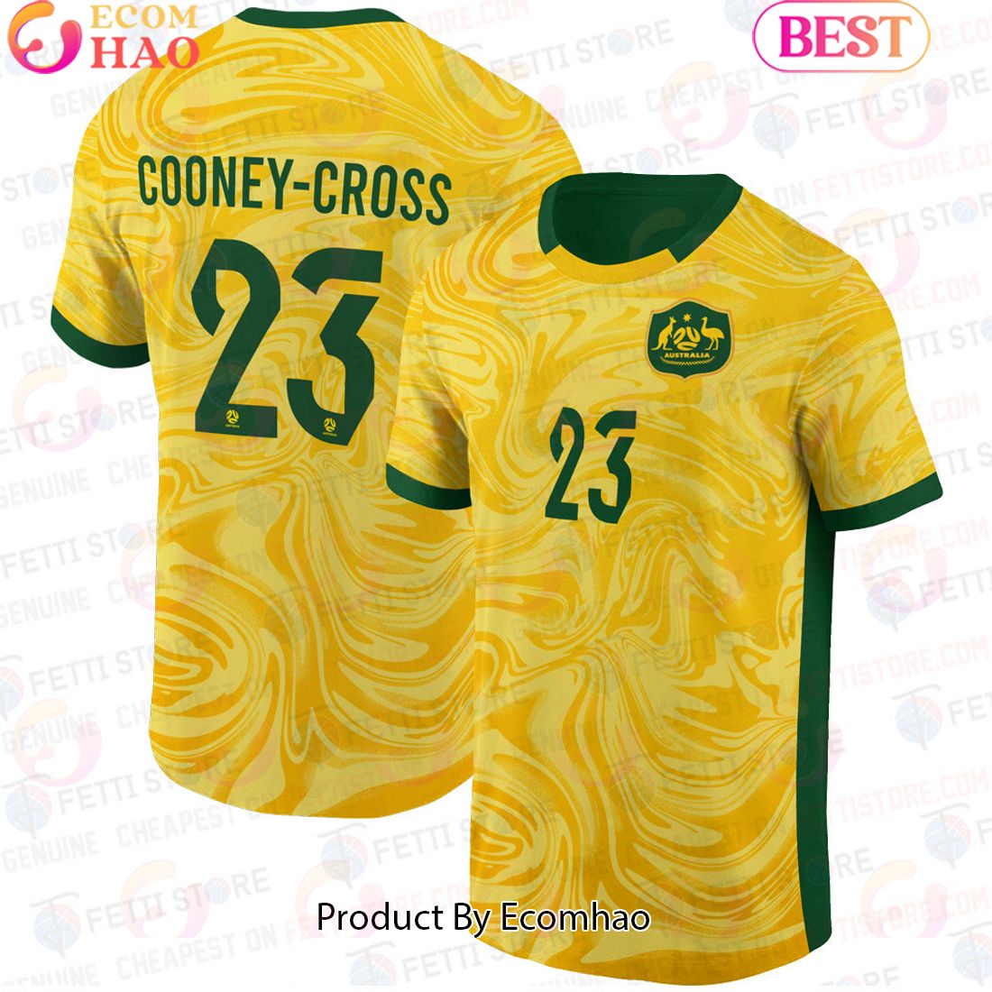 Kyra Cooney-Cross Matildas Australia Women’s World Cup 3D T-Shirt