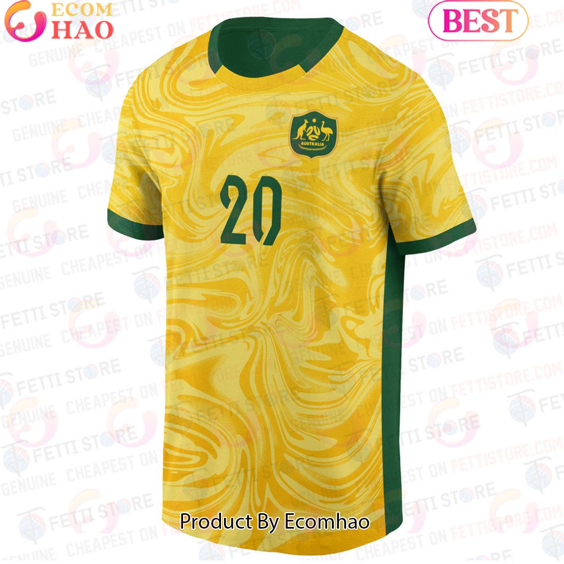 Sam Kerr Australia Women’s National Football Team 3D T-Shirt