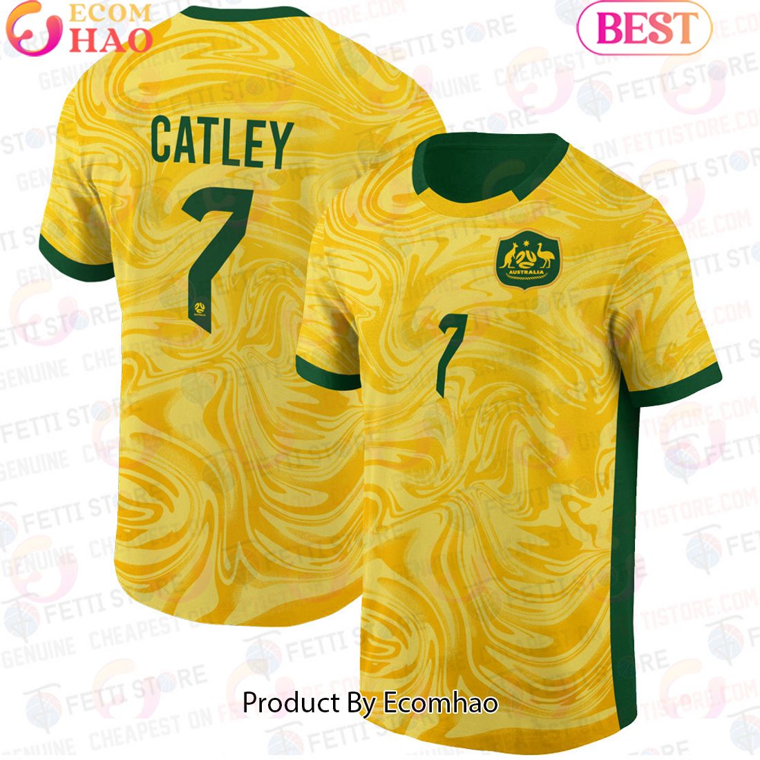 Stephanie Catley Australia Women’s National Football Team 3D T-Shirt