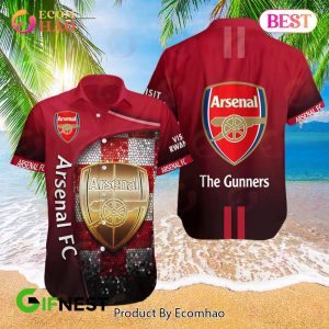 Arsenal FC The Gunners Hawaiian Shirt