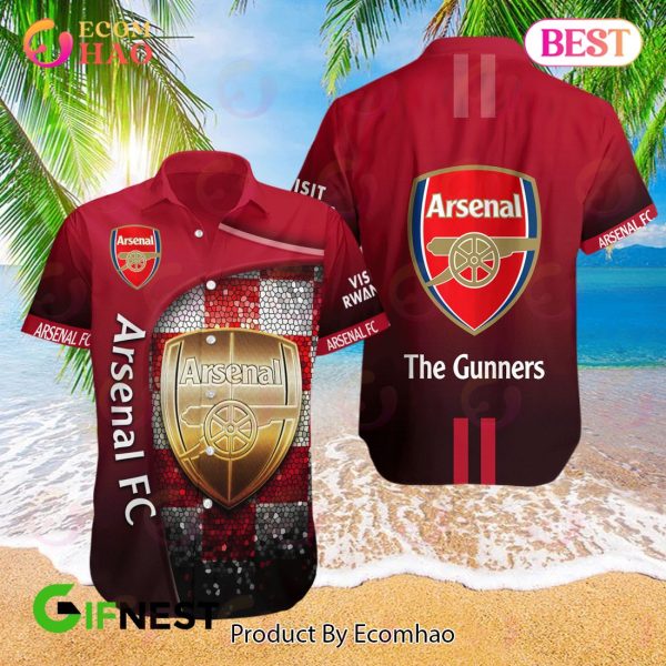Arsenal FC The Gunners Hawaiian Shirt