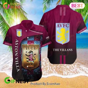 Aston Villa The Villans Hawaiian Shirt