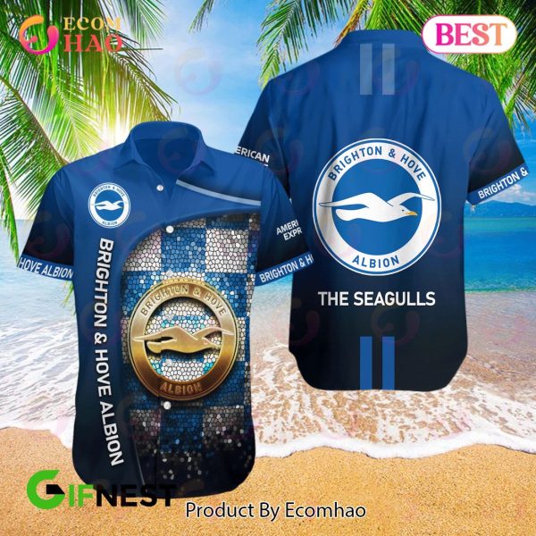 Brighton & Hove Albion The Seagulls Hawaiian Shirt