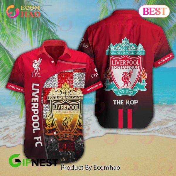 Liverpool FC You’ll Never Walk Alone The Kop Hawaiian Shirt