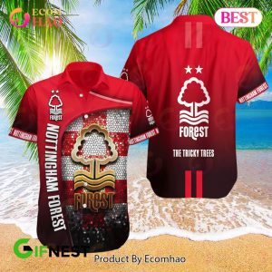 Nottingham Forest The Tricky Trees Hawaiian Shirt