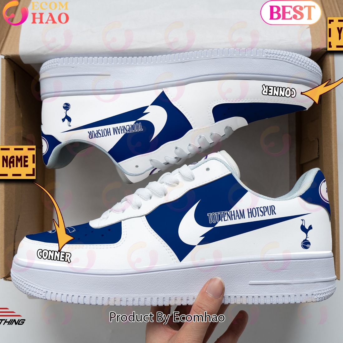 Custom Name Tottenham Hotspur F.C Air Force 1