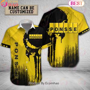 TRUCK Ponsse Special Design The Punisher Hawaiian Shirt TRUCK Ponsse Special Design The Punisher Hawaiian Shirt