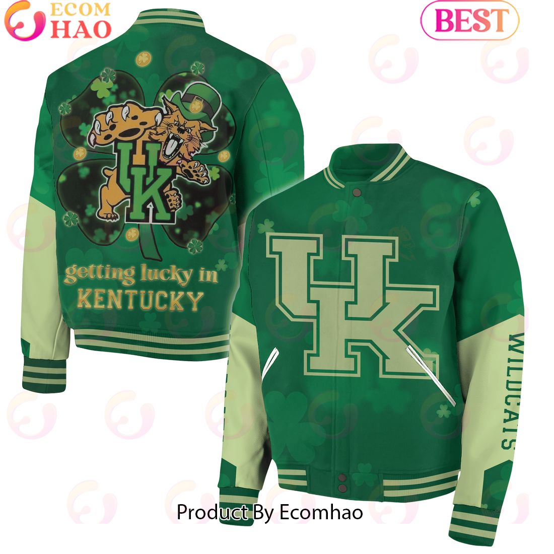 Kentucky Wildcat Getting Lucky In Kentucky Baseball Jacket