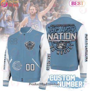 NCAA Men’s Basketball Tar Hell Nation Go Hells Baseball Jacket