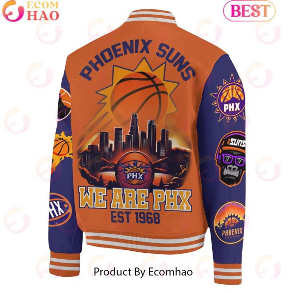 Phoenix Suns We Are PHX Est 1968 Baseball Jacket