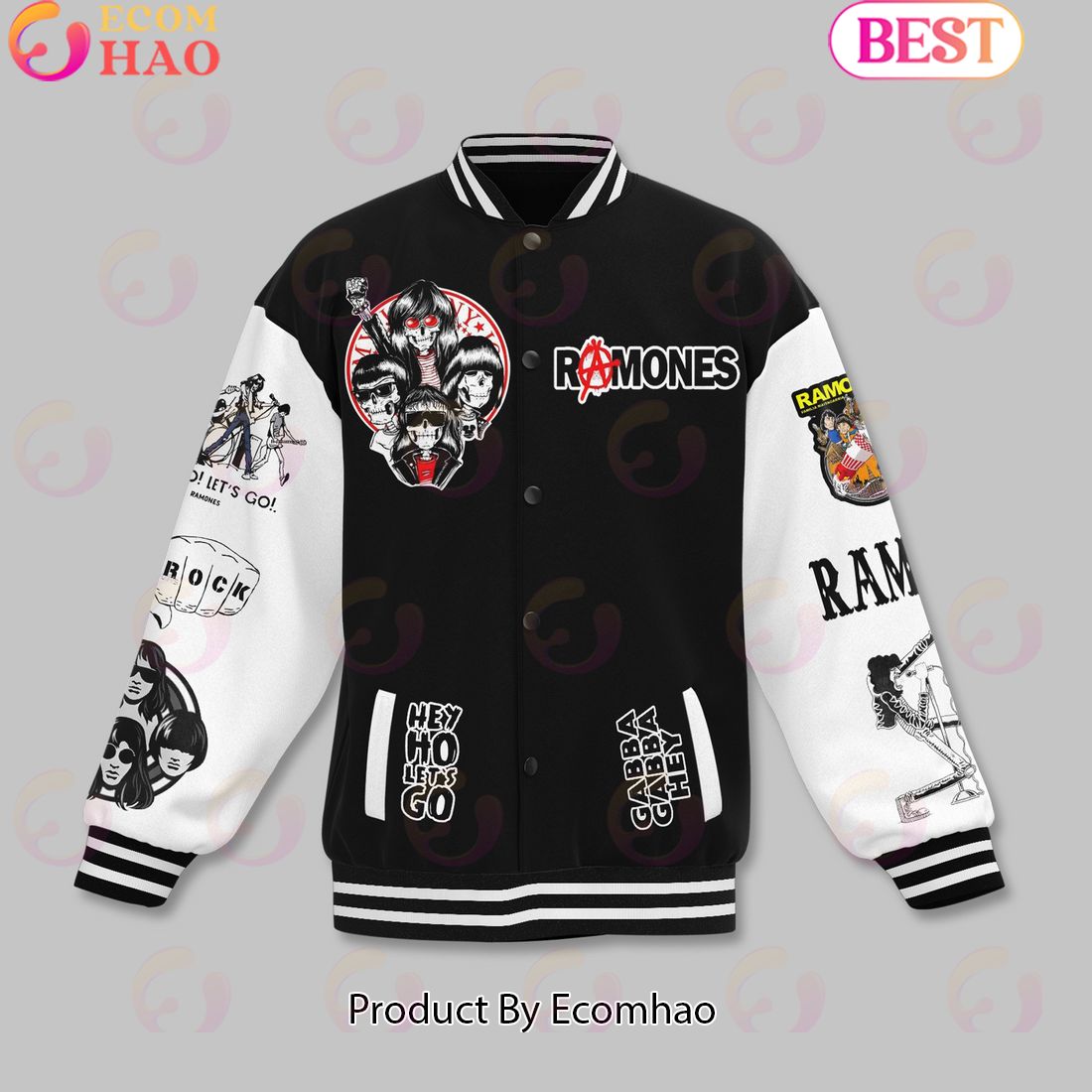 Ramones Everybody’s Screwed In Their Own Special Way Baseball Jacket