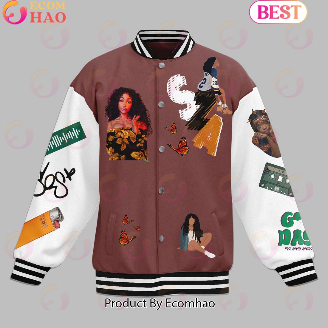 SZA Nobody Gets Me Like You Baseball Jacket