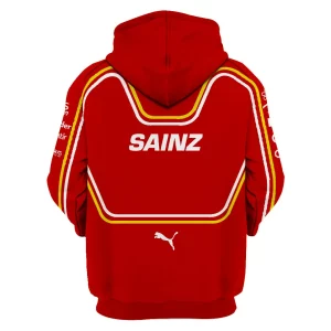 Carlos Sainz Scuderia Ferrari Race Suits Hoodie