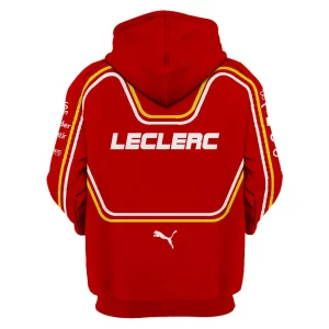 Charles Leclerc Scuderia Ferrari Race Suits Hoodie