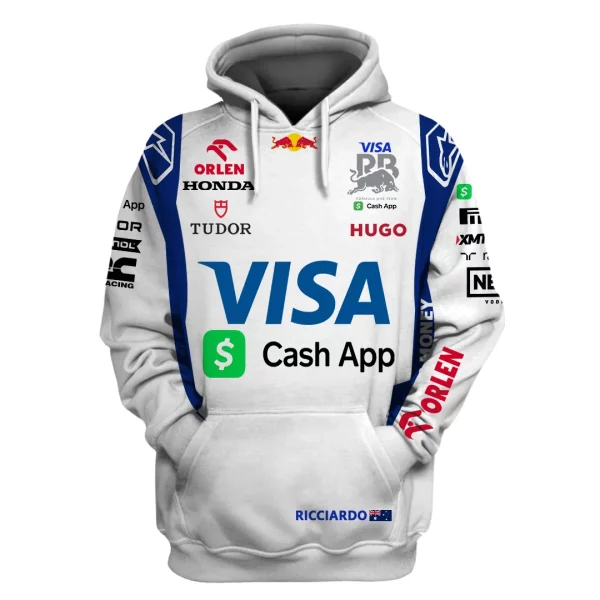 Daniel Ricciardo Visa Cash App RB Formula One Team Suits Hoodie