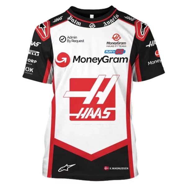 Kevin Magnussen Haas F1 Team Race Suits Hoodie