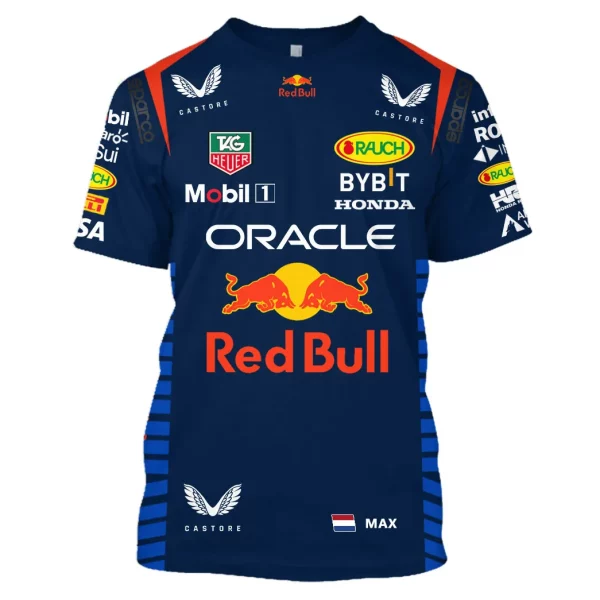 Max Verstappen Red Bull Racing Race Suits Hoodie