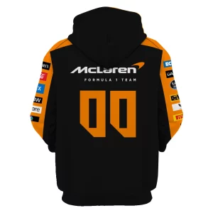 Personalized Name and Number McLaren Racing Race Suits Hoodie