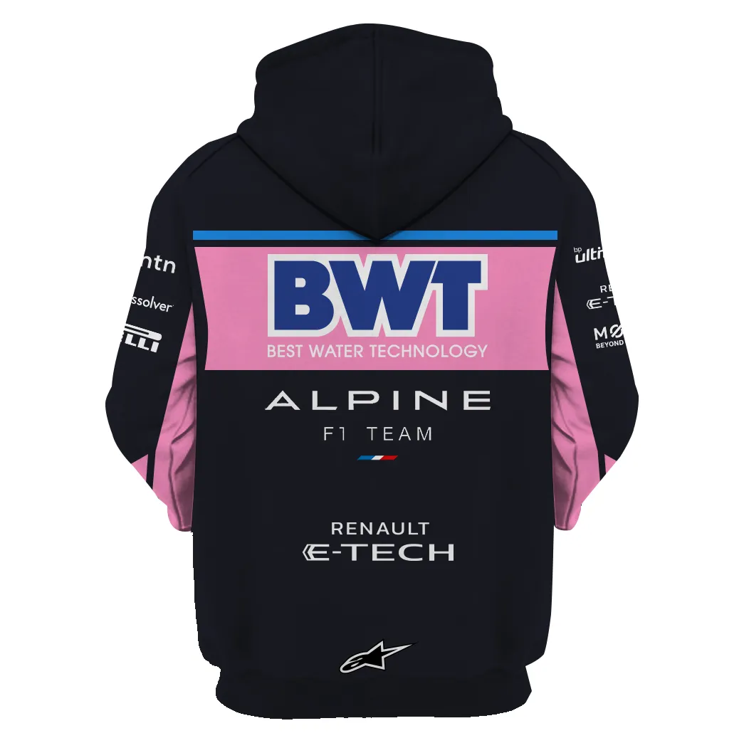 Personalized Your Name Alpine F1 Team Race Suits Hoodie