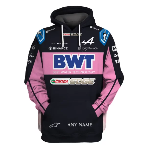 Personalized Your Name Alpine F1 Team Race Suits Hoodie