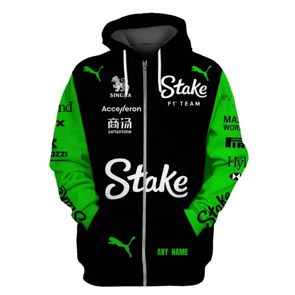 Personalized Your Name Stake F1 Team Kick Sauber Race Suits Hoodie