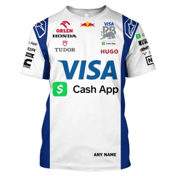 Personalized Your Name Visa Cash App RB Formula One Team Race Suits Hoodie
