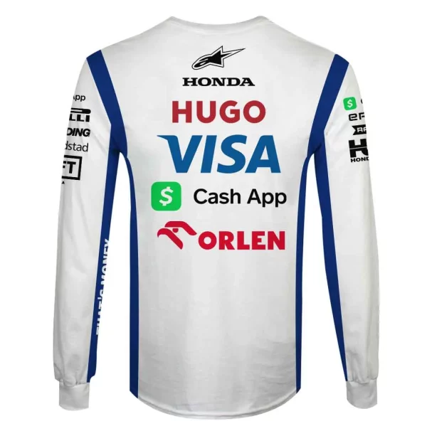 Personalized Your Name Visa Cash App RB Formula One Team Race Suits Hoodie