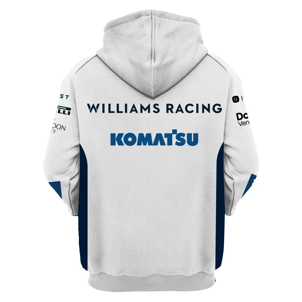 Personalized Your Name Williams Racing Race Suits Hoodie