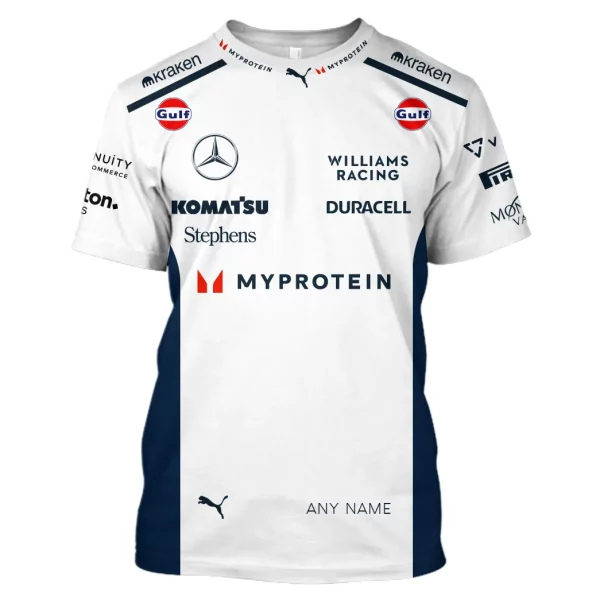 Personalized Your Name Williams Racing Race Suits Hoodie