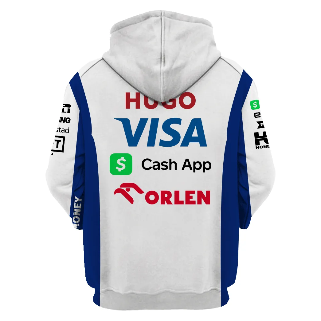 Yuki Tsunoda Visa Cash App RB Formula One Team Suits Hoodie