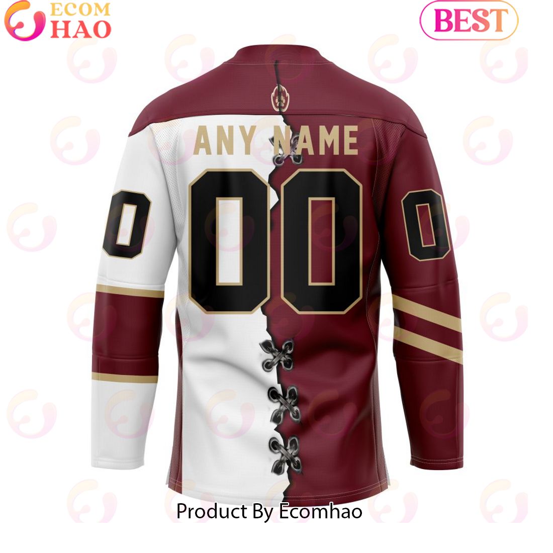 Personalized Albany FireWolves Mix Home And Away Team Jersey Hockey Jersey