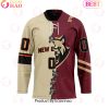 Personalized Albany FireWolves Mix Home And Away Team Jersey Hockey Jersey