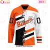 Personalized Albany FireWolves Mix Retro And Home Jersey Hockey Jersey