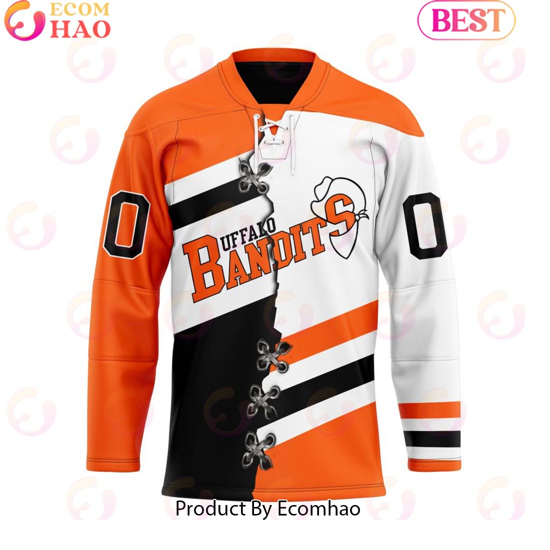 Personalized Buffalo Bandits Mix Home And Away Team Jersey Hockey Jersey