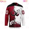 Personalized Calgary Roughnecks Mix Retro And Home Jersey Hockey Jersey