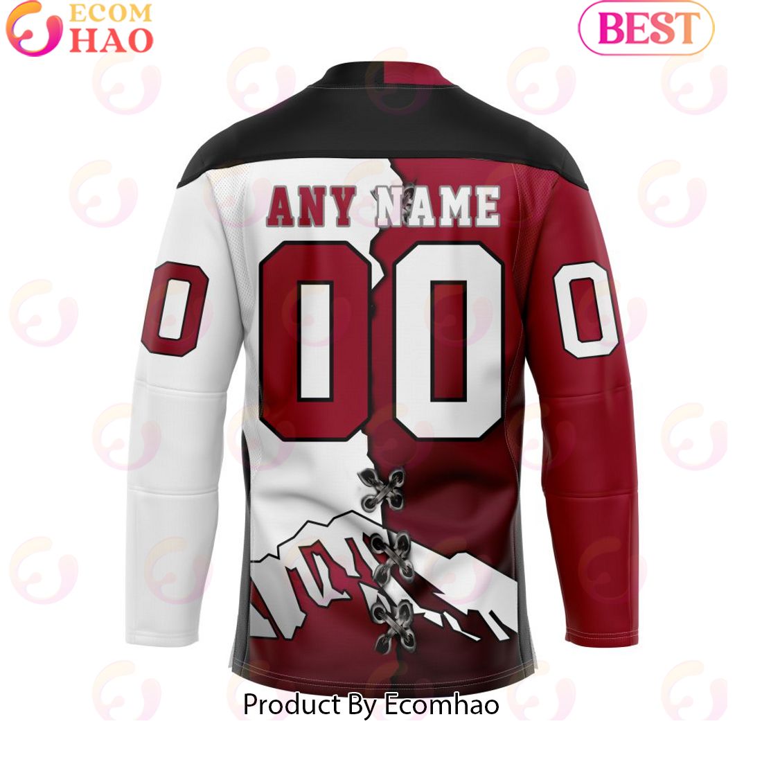 Personalized Colorado Mammoth Mix Home And Away Team Jersey Hockey Jersey