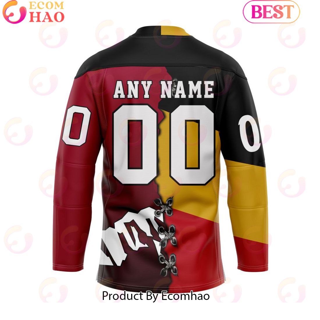 Personalized Colorado Mammoth Mix Retro And Home Jersey Hockey Jersey