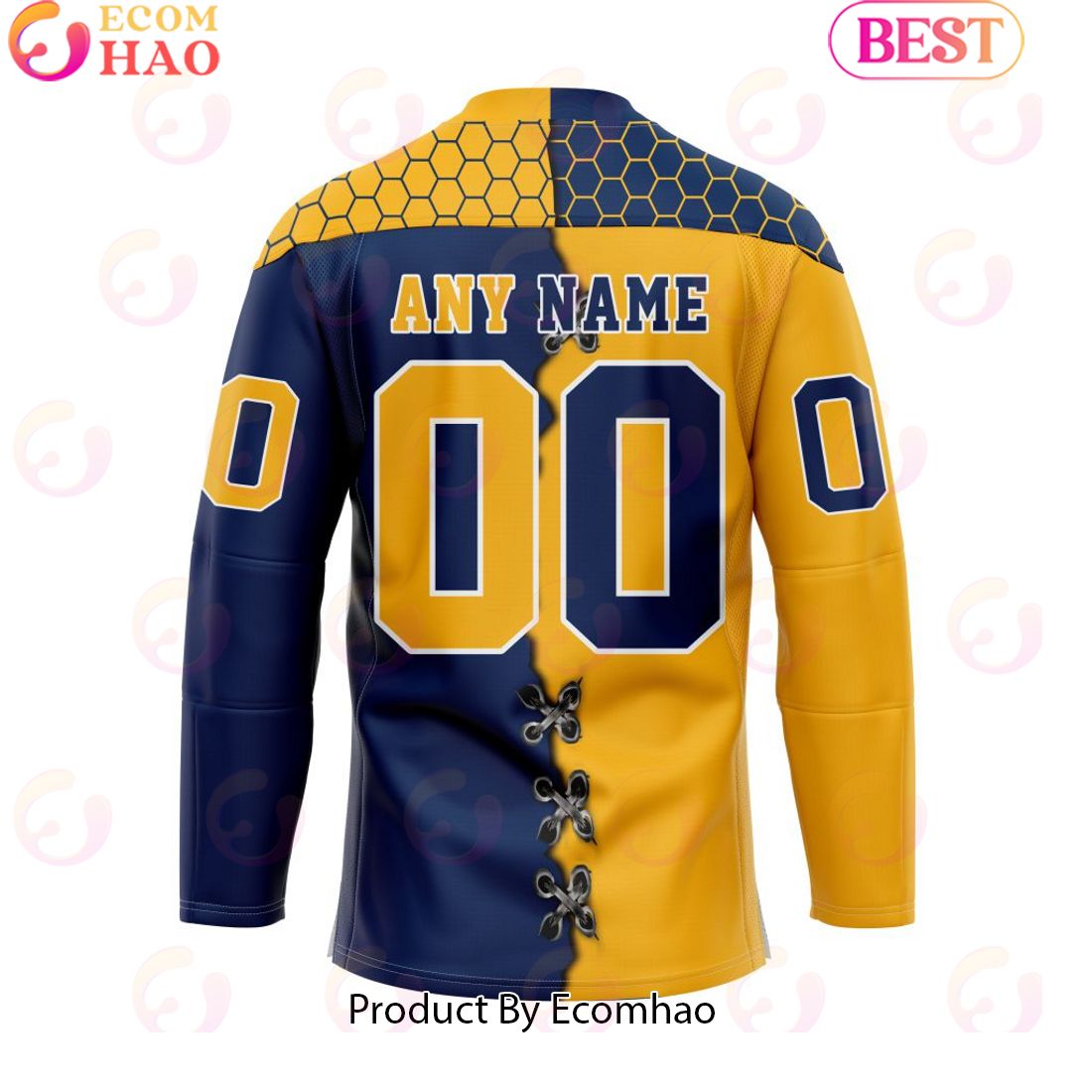 Personalized Georgia Swarm Mix Home And Away Team Jersey Hockey Jersey