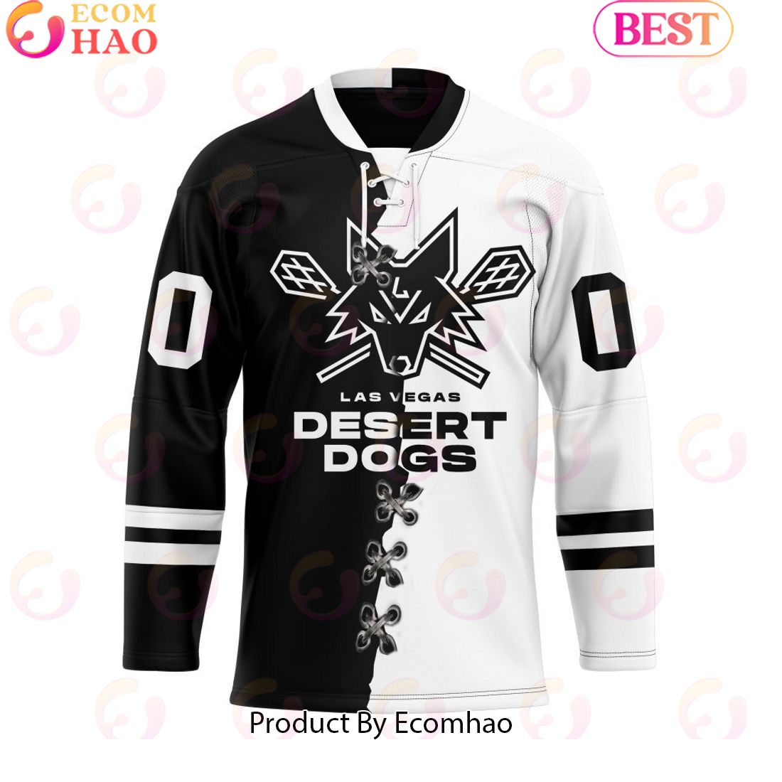 Personalized Las Vegas Desert Dogs Mix Home And Away Team Jersey Hockey Jersey