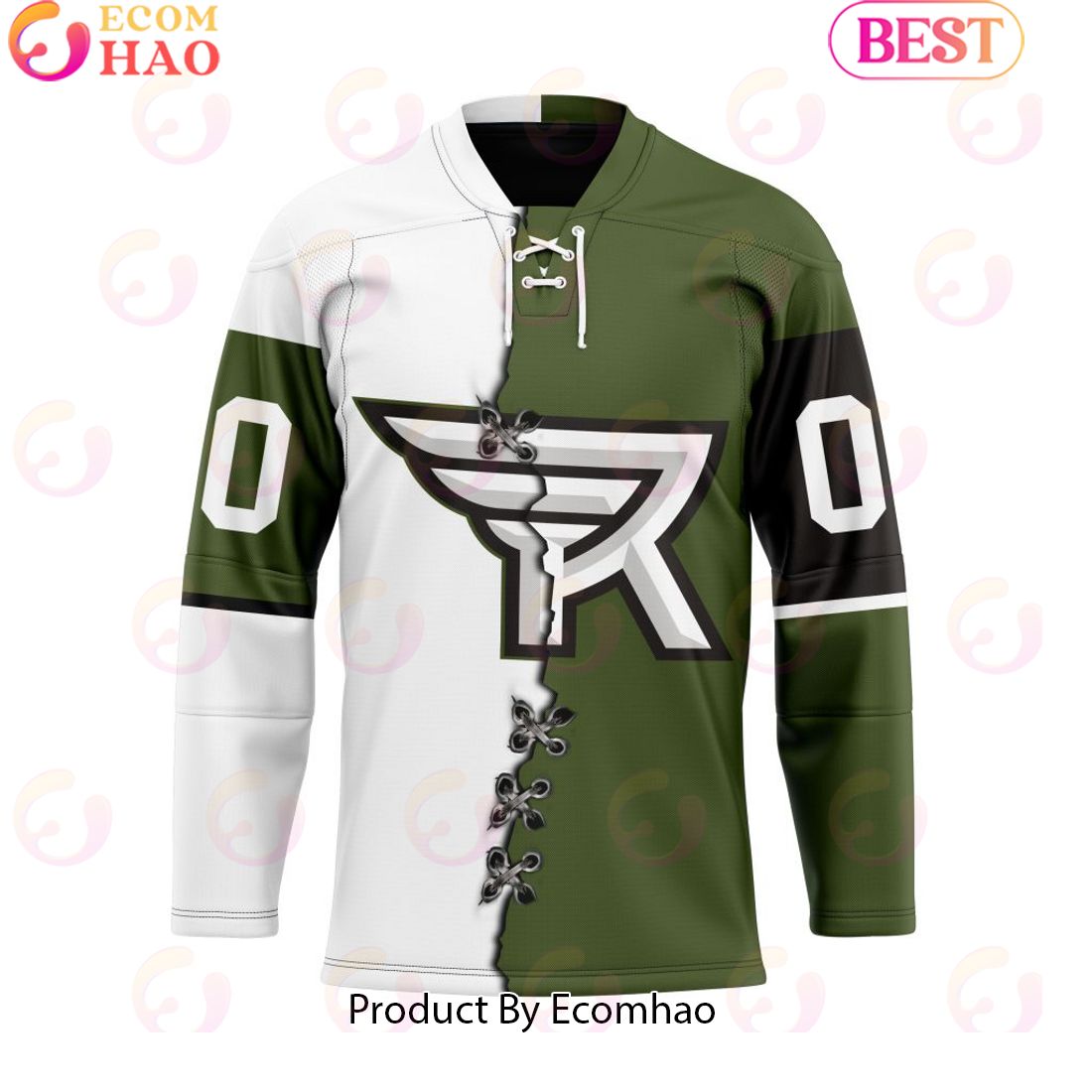 Personalized Rochester Knighthawks Mix Home And Away Team Jersey Hockey Jersey