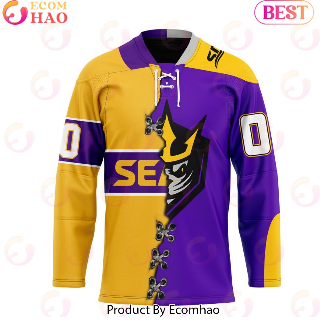 Personalized San Diego Seals Mix Retro And Home Jersey Hockey Jersey