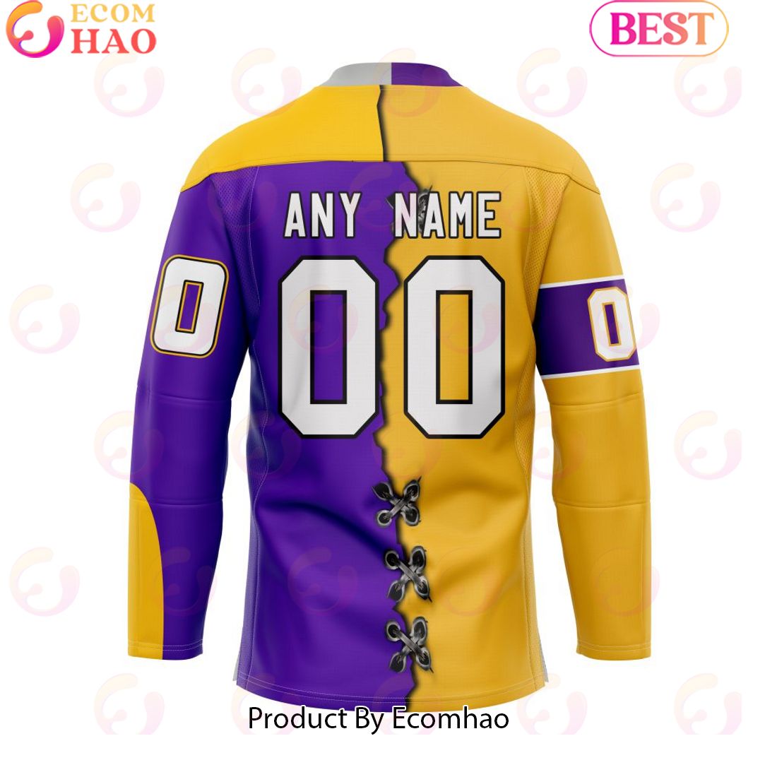 Personalized San Diego Seals Mix Retro And Home Jersey Hockey Jersey