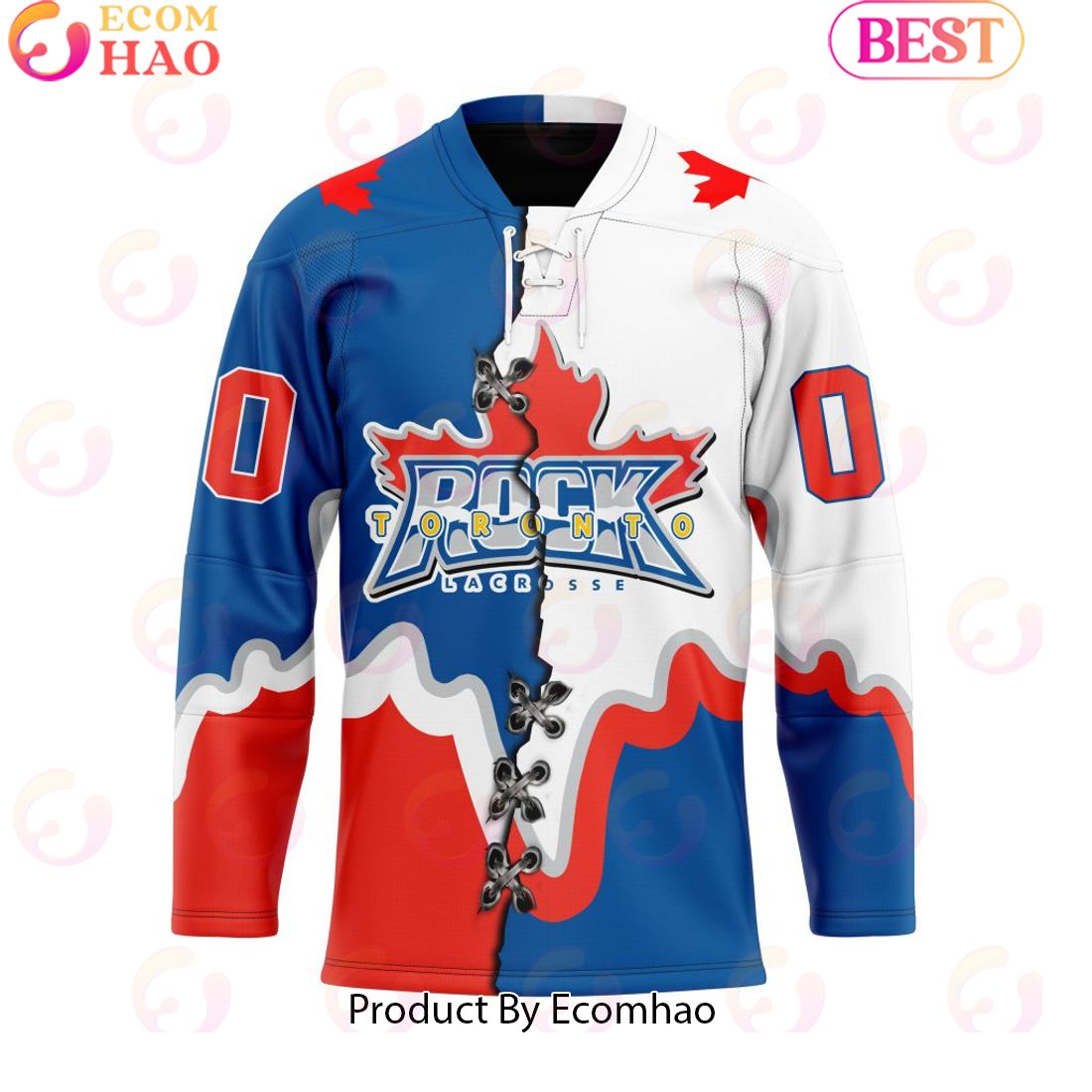 Personalized Toronto Rock Mix Home And Away Team Jersey Hockey Jersey